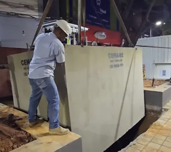 Novo Calçadão de Carapicuíba entra na reta final e terá reconhecimento facial