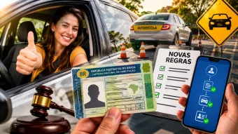 Novas regras da CNH categoria B mudam processo de habilitação e geram debate sobre formação de motoristas