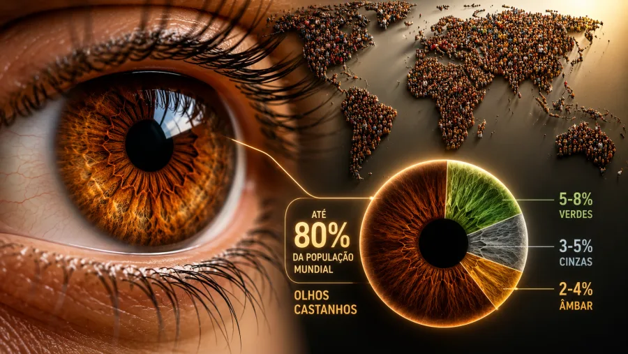 O que a cor dos olhos revela sobre genética, ancestralidade e distribuição pelo mundo