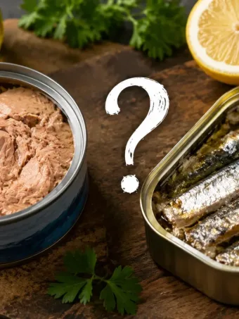 O que é mais saudável, atum ou sardinha em lata?