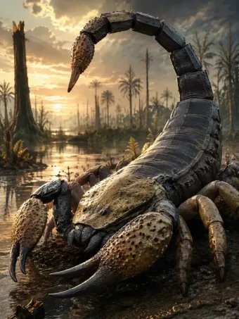 Cientistas descobrem escorpião gigante maior que um cachorro