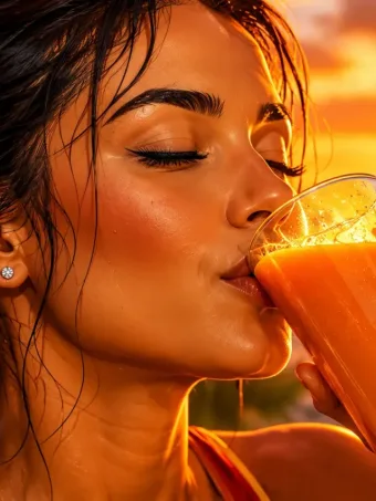 Suco de laranja cenoura e mel: para que serve e como fazer no liquidificador