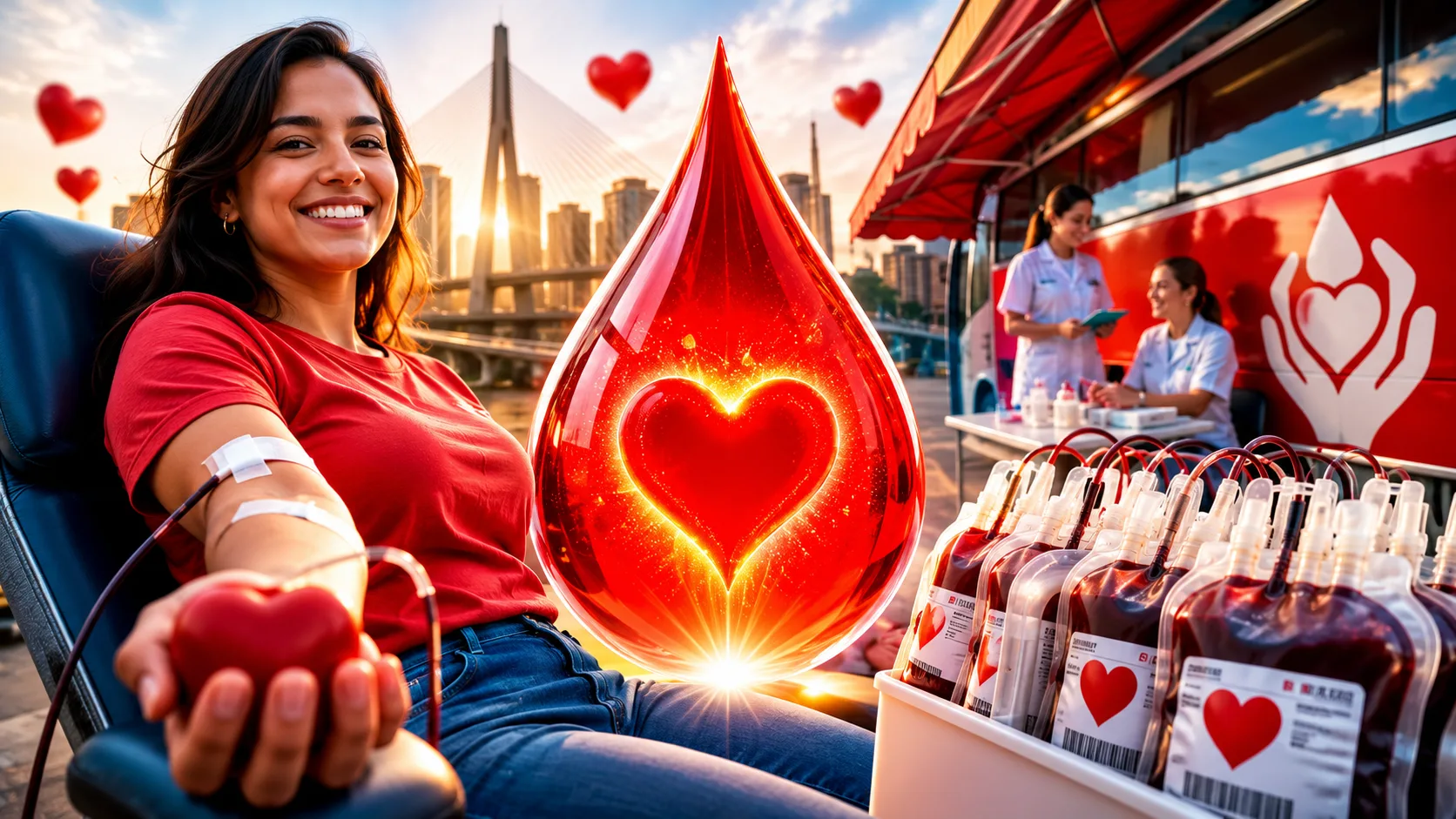 Doar sangue em São Paulo ficou mais fácil? Entenda a campanha Junho Vermelho e a mobilização que pode salvar centenas de vidas
