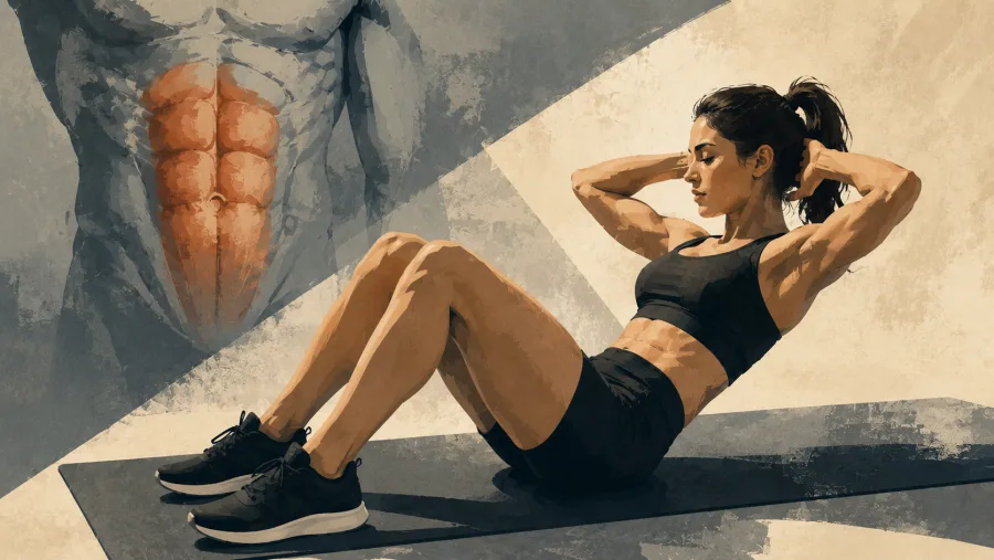 Mais do que buscar definição muscular, exercícios abdominais ajudam a fortalecer a região central do corpo e podem contribuir para o desempenho físico diário.