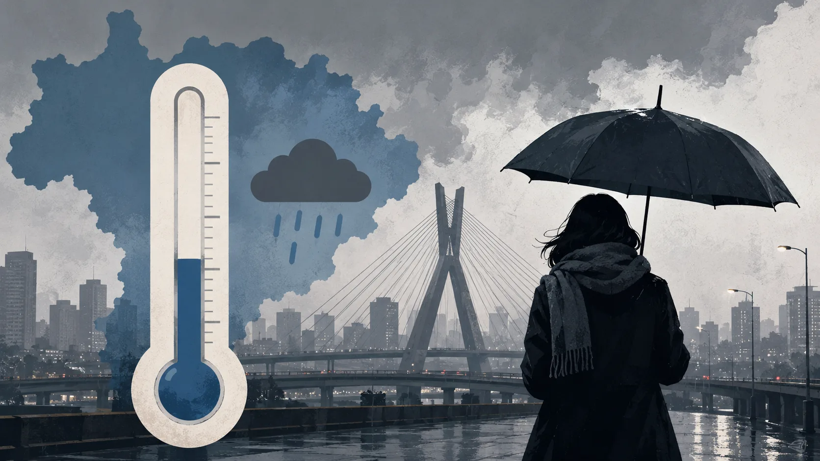 Frio ganha força em São Paulo e temperatura pode chegar a 11°C nos próximos dias