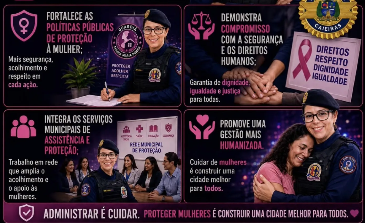 Guardiã Maria da Penha em Caieiras atende por 4 canais: veja como pedir ajuda antes que a violência volte