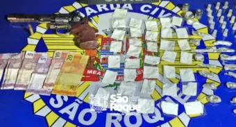 GCM prende homem por tráfico de drogas durante ação no bairro São João Velho em São Roque (SP)