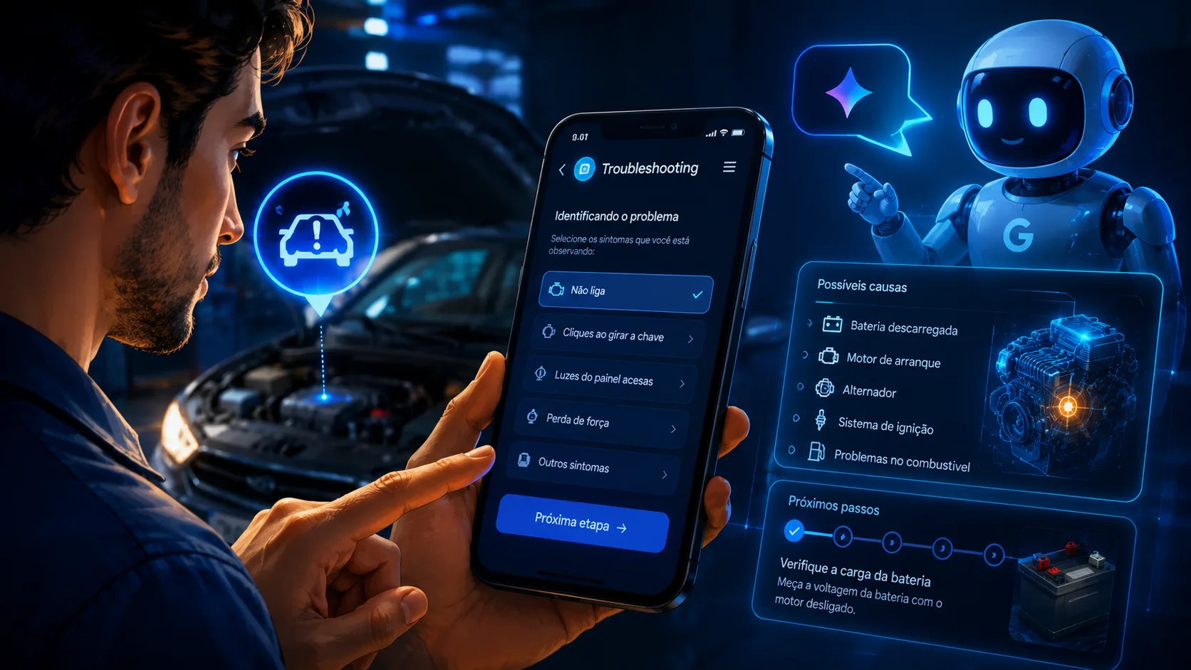 Google deixou escapar novo modo do Gemini? Novo recurso “Troubleshooting” promete resolver problemas passo a passo