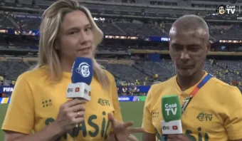 Fernanda Gentil e Romário: jornalista da Caze Tv conta o que realmente aconteceu sobre polêmica no comentário do seu colega