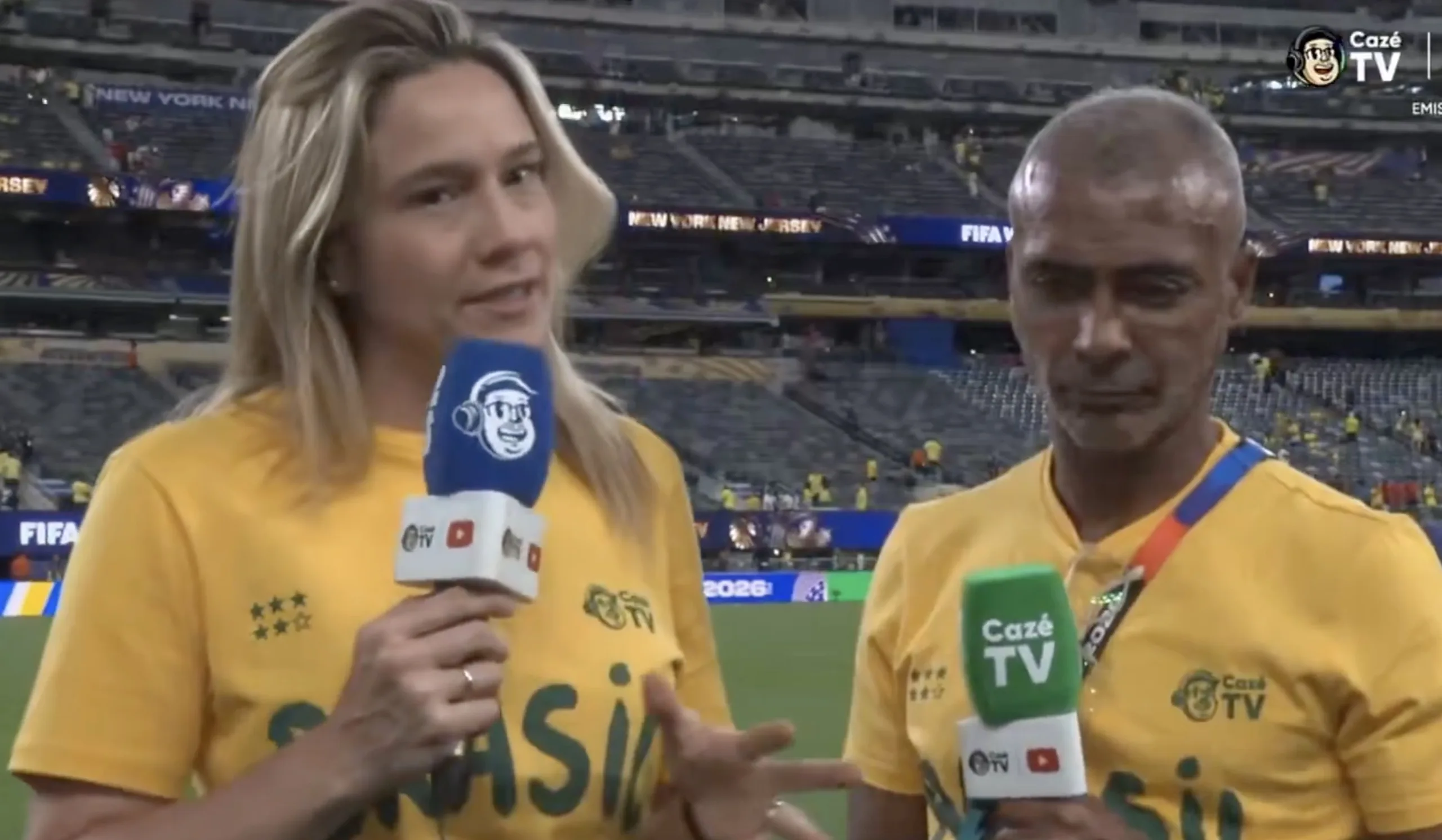 Fernanda Gentil e Romário: jornalista da Caze Tv conta o que realmente aconteceu sobre polêmica no comentário do seu colega