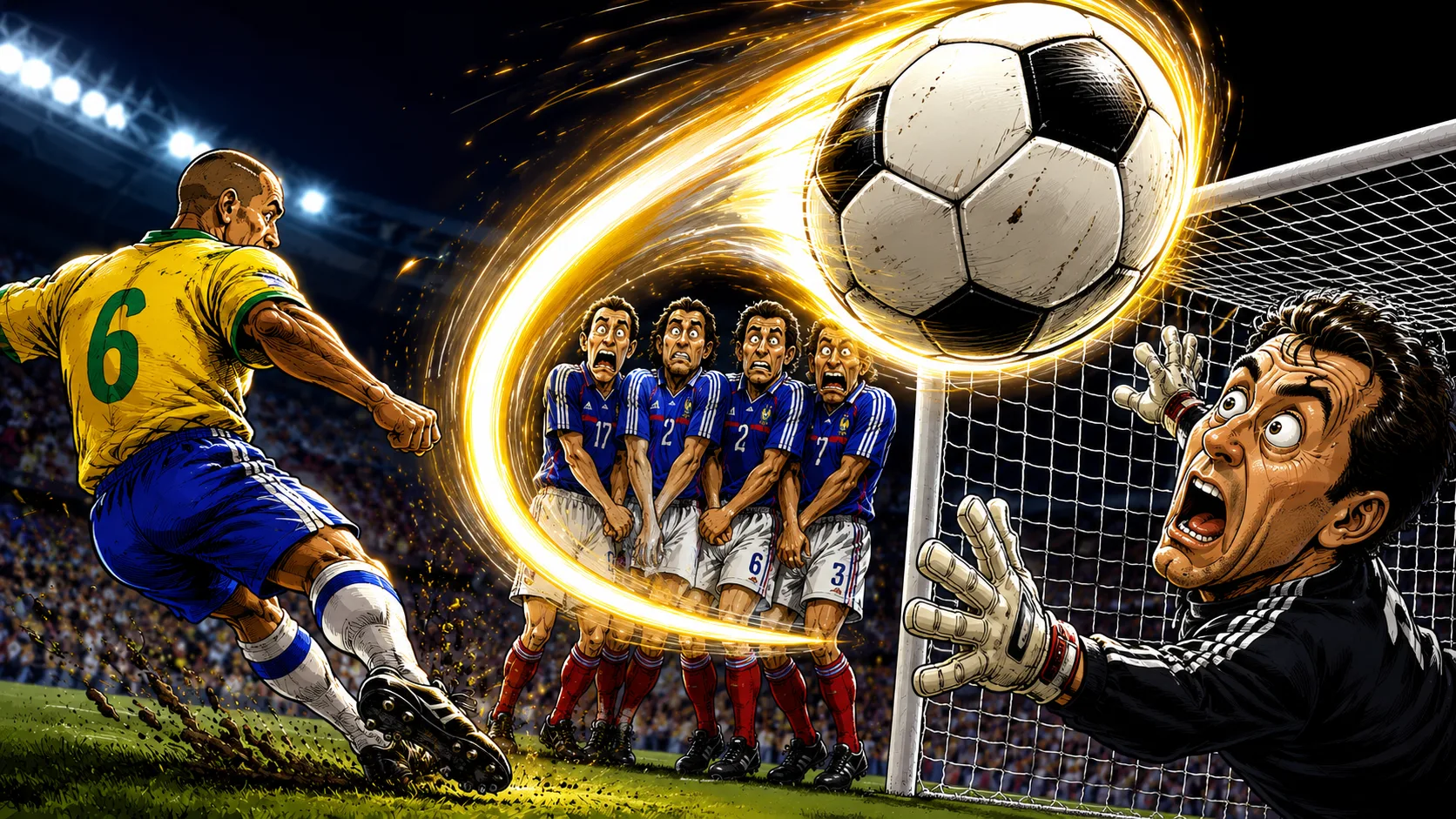 Futebol arte: Como funciona o efeito que fez a bola de Roberto Carlos mudar de direção no ar