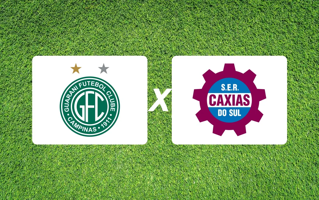 Guarani x Caxias Onde Assistir, horário e palpite: confronto direto pela 10ª rodada da Série C coloca líder e invicto recente frente a frente em Campinas