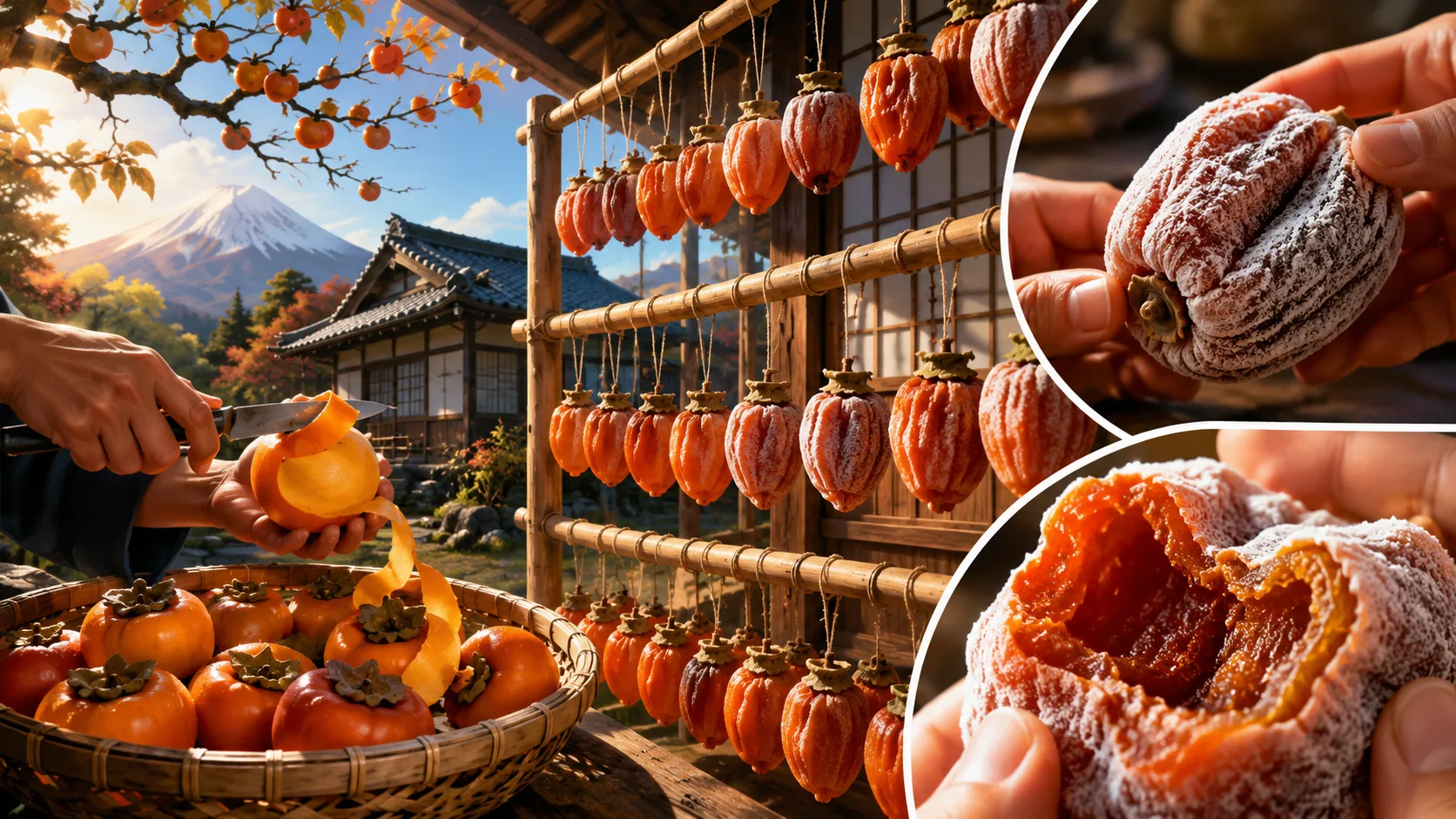 Como fazer hoshigaki? Conheça o segredo japonês que transforma caqui em doce natural em 45 dias e você pode fazer em casa
