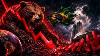 Ibovespa hoje: Bolsa caiu 2,22% nesta quarta-feira, atingiu o menor nível desde janeiro e refletiu novas tarifas dos Estados Unidos, dólar em alta e aumento da aversão ao risco