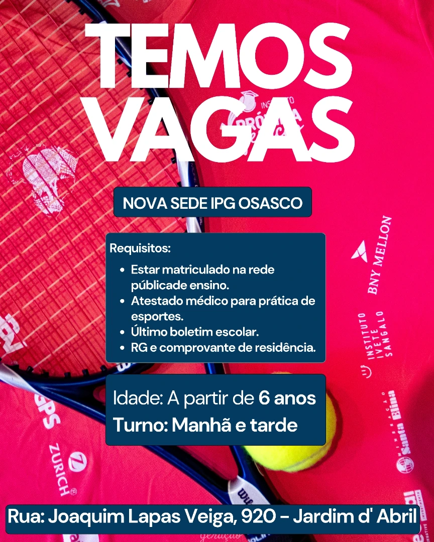 A nova sede do IPG foi inaugurada no Jardim d'Abril, em Osasco, ampliando um projeto social que já alcançou mais de 2 mil crianças desde 2018 e mantém atendimento em diferentes estados do país.