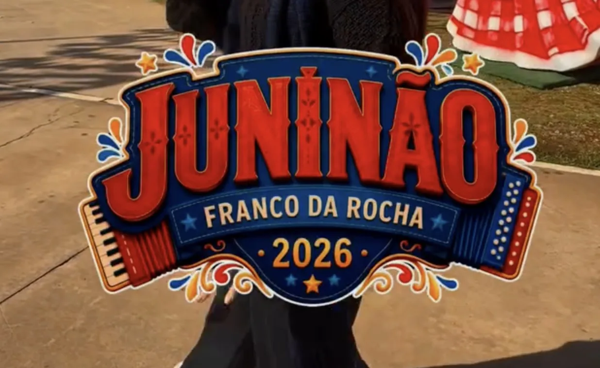 Juninão em Franco da Rocha: Parque Municipal recebe dois dias de festa com música, comidas típicas, brinquedos infláveis e atividades para toda a família.