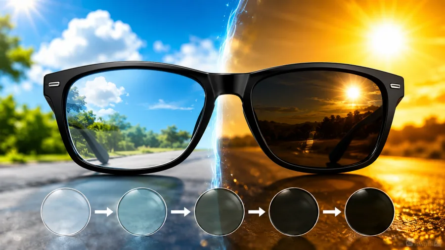 Presentes no mercado há décadas, as lentes fotocromáticas utilizam compostos químicos sensíveis à luz UV para alterar sua tonalidade, oferecendo adaptação automática às condições de luminosidade.