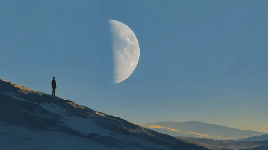 A observação da Lua nesta terça-feira mostra o satélite natural na fase Quarto Minguante. A iluminação estimada em 35% indica a aproximação da Lua Nova, prevista para ocorrer nos próximos dias.