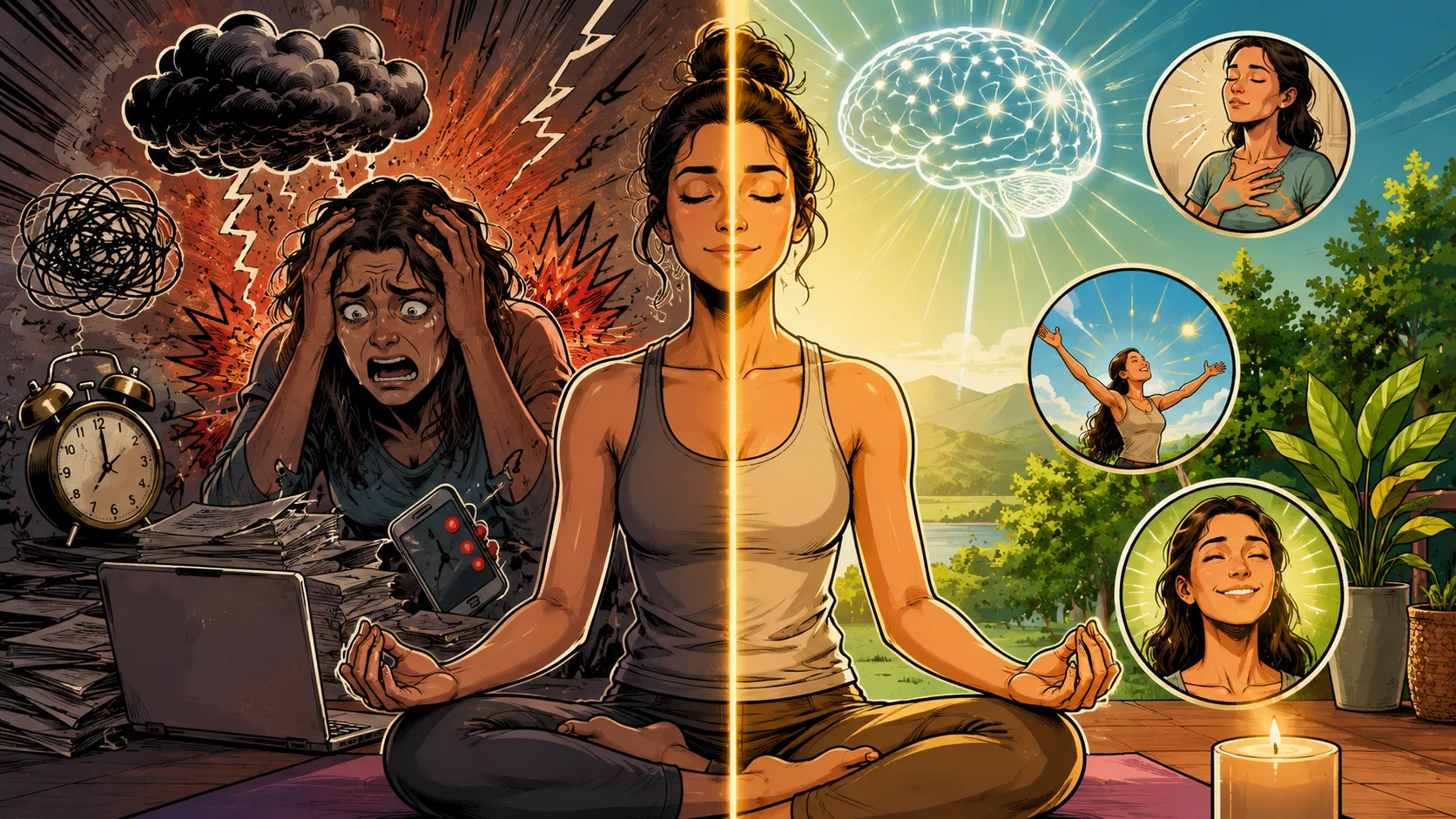Meditação ganha espaço na saúde mental e se torna aliada no controle da ansiedade