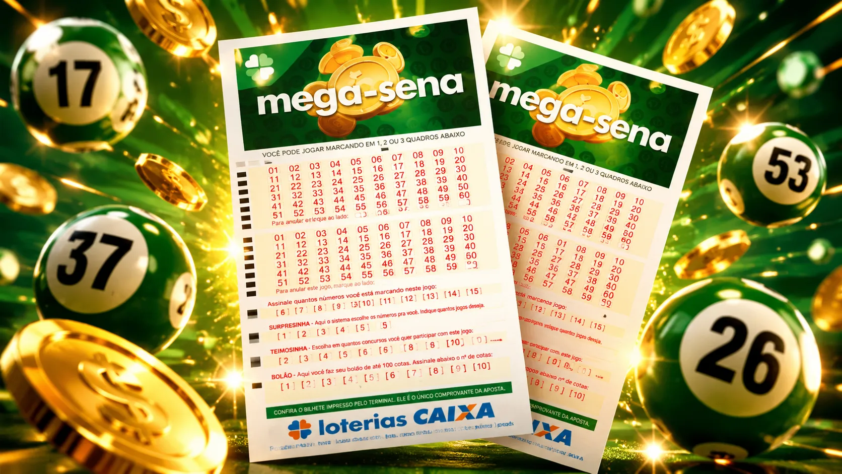 Mega-Sena: Sorteio de hoje do concurso 3015 neste sábado tem prêmio estimado em R$ 32 milhões