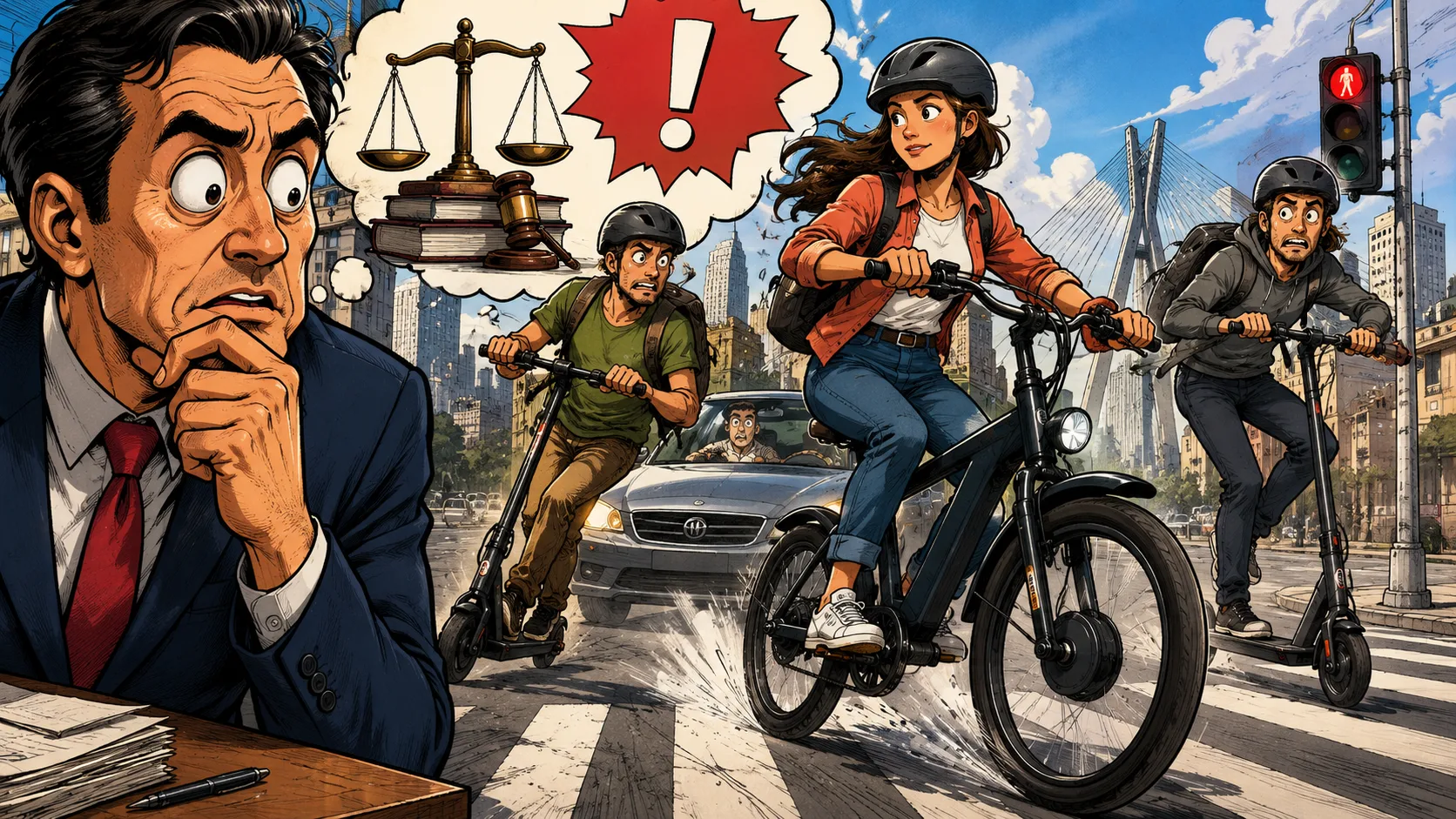 São Paulo abre debate sobre novas regras para bicicletas elétricas, patinetes e micromobilidade