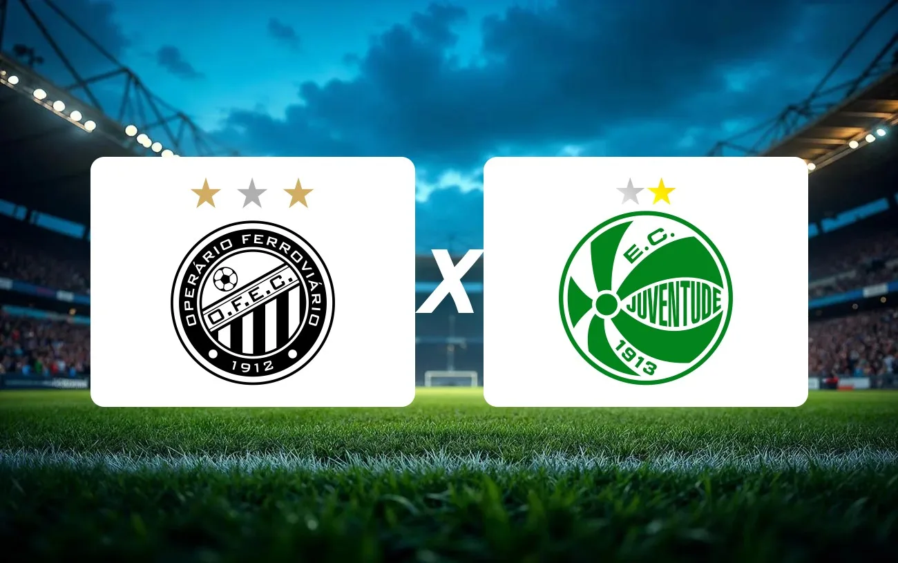 Operário x Juventude Onde Assistir, horário e palpite: Série B coloca embalo recente e reação na tabela em jogo