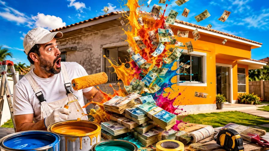 O valor cobrado por m² para pintura residencial varia conforme estado das paredes, acabamento e necessidade de reparos. Em 2026, os preços podem mudar bastante de um imóvel para outro.