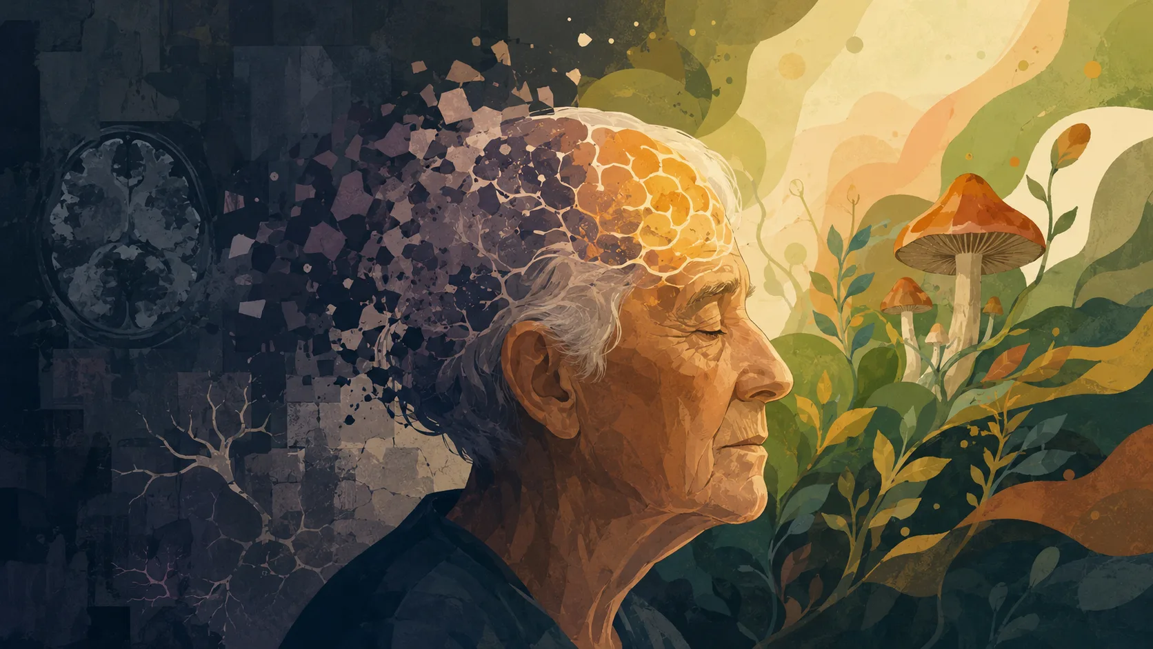 Estudo brasileiro observa melhora temporária em paciente com Alzheimer após uso de psilocibina