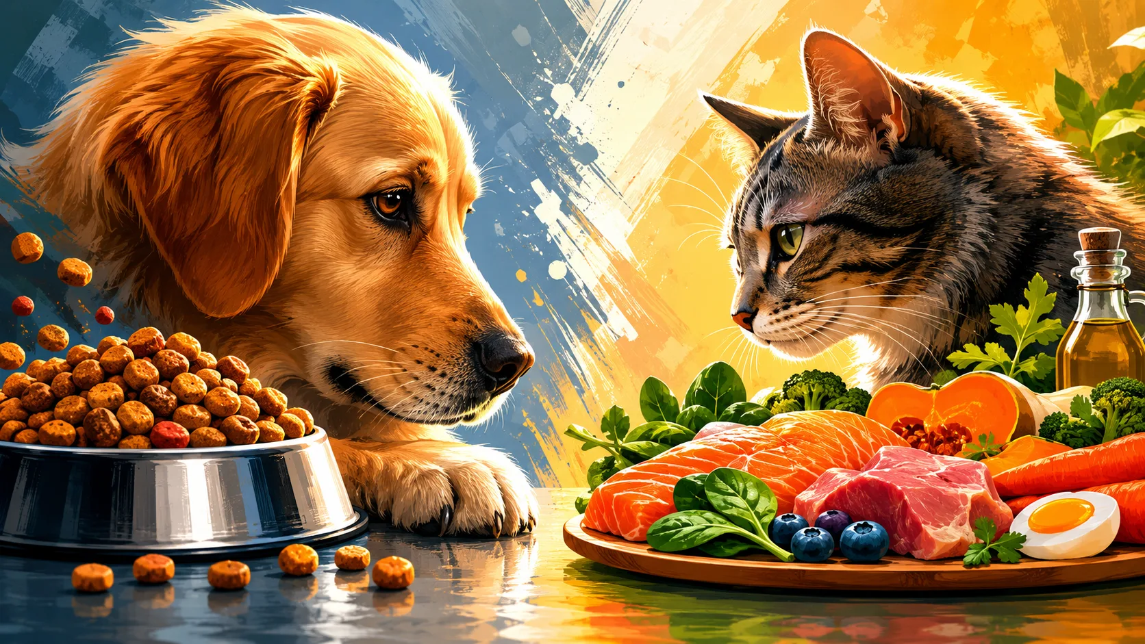 Ração ou alimentação natural: qual realmente é melhor na saúde de cães e gatos?