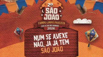 Campo Limpo Paulista terá 5 dias de São João com jogo do Brasil no telão: veja tudo o que acontece entre 24 e 28 de junho