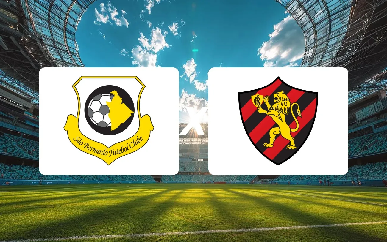 São Bernardo x Sport Recife Onde Assistir, horário e palpite: duelo direto pelo topo da Série B coloca vice-líder e terceiro colocado frente a frente