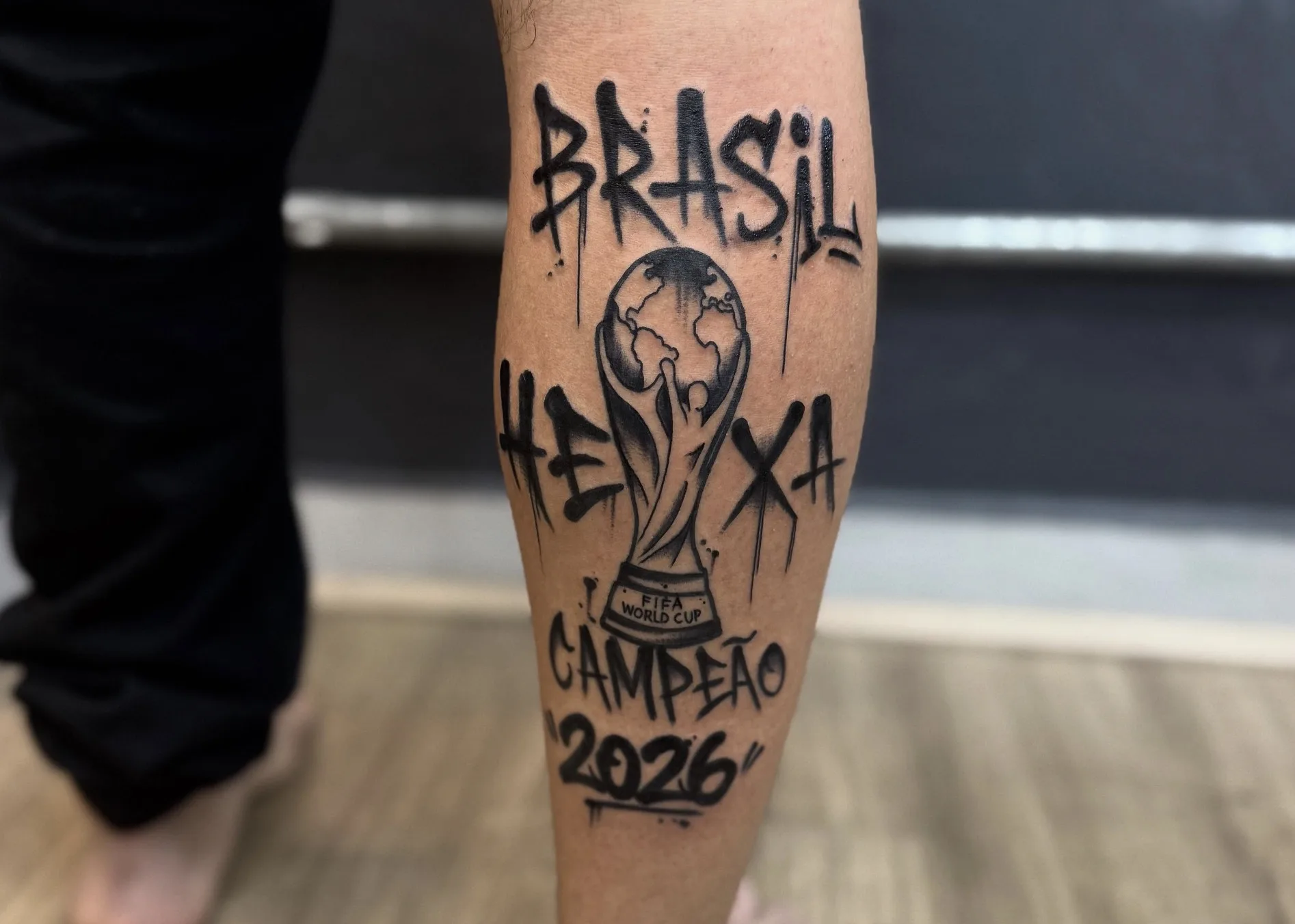 Neymar vai fazer gol na final da Copa 2026? Sonho do hexa vira tatuagem em torcedor
