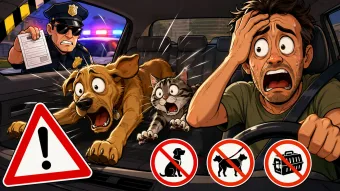 Você transporta seu pet do jeito certo? Erros comuns no carro podem gerar multa e colocar cães e gatos em risco