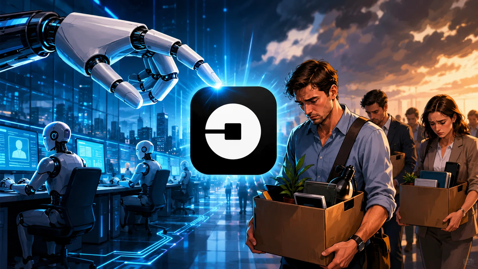 Uber está trocando pessoas por inteligência artificial? Entenda o que está acontecendo em 2026 após demissões