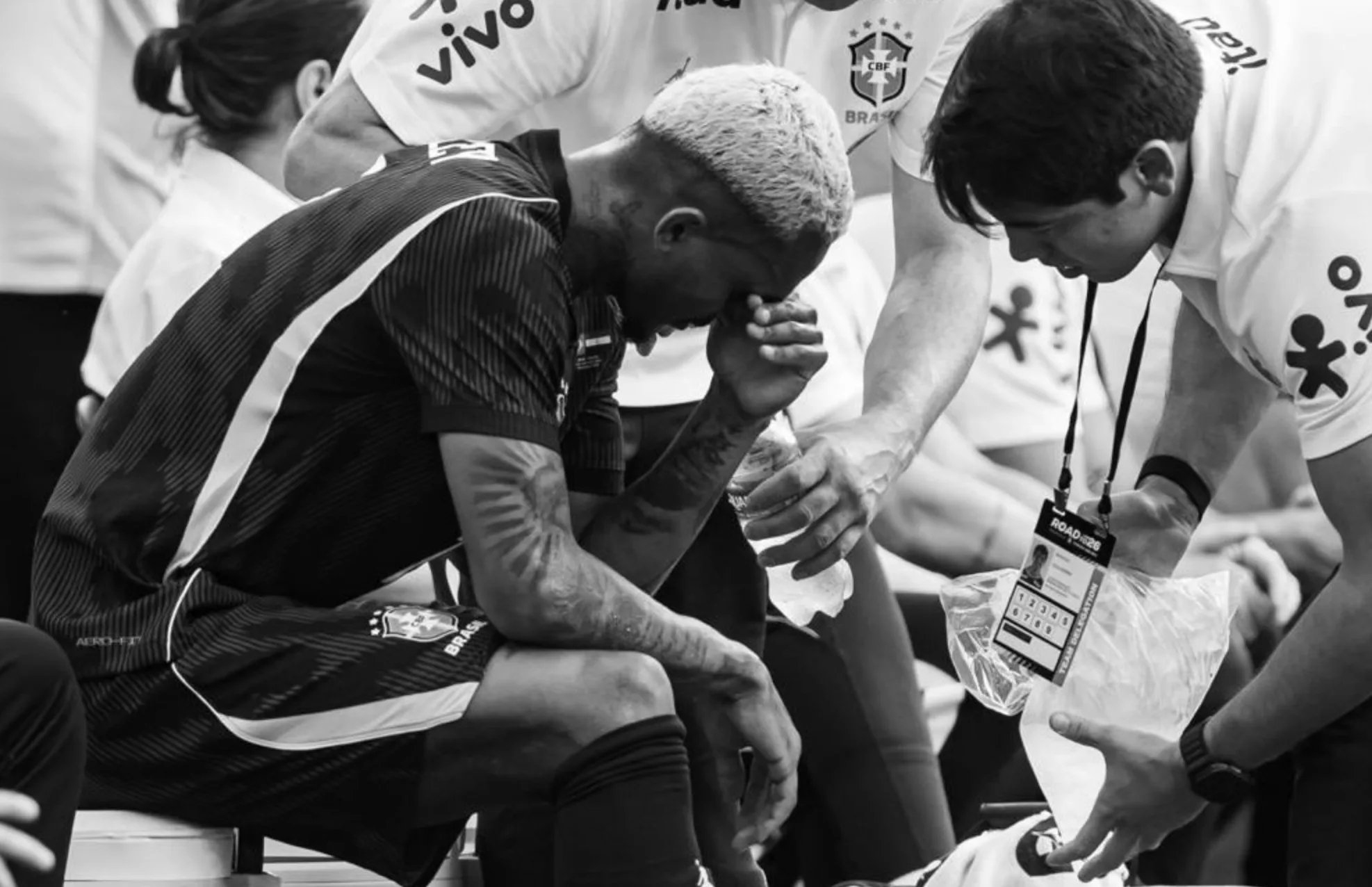 Wesley cortado da Seleção Brasileria disse: “Hoje preciso interromper um sonho por causa de uma lesão”