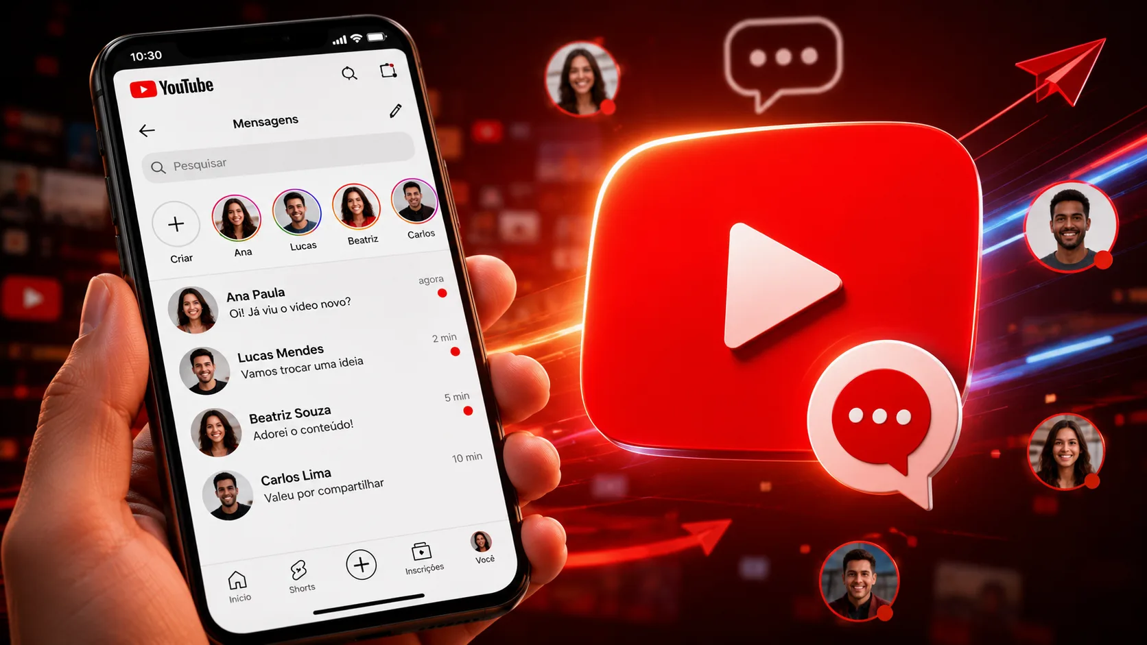 YouTube virou WhatsApp? Nova função chega ao Brasil e muda a forma de compartilhar vídeos