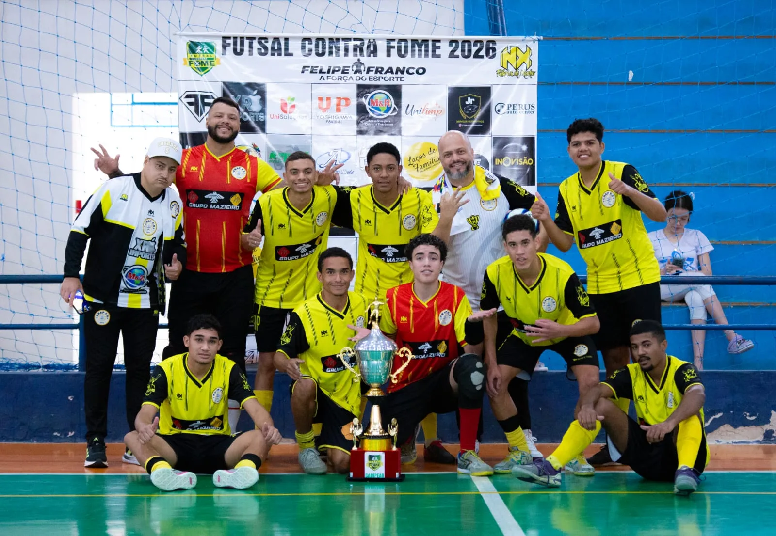 Futsal contra Fome encerra ciclo com 81 cestas arrecadadas em Caieiras