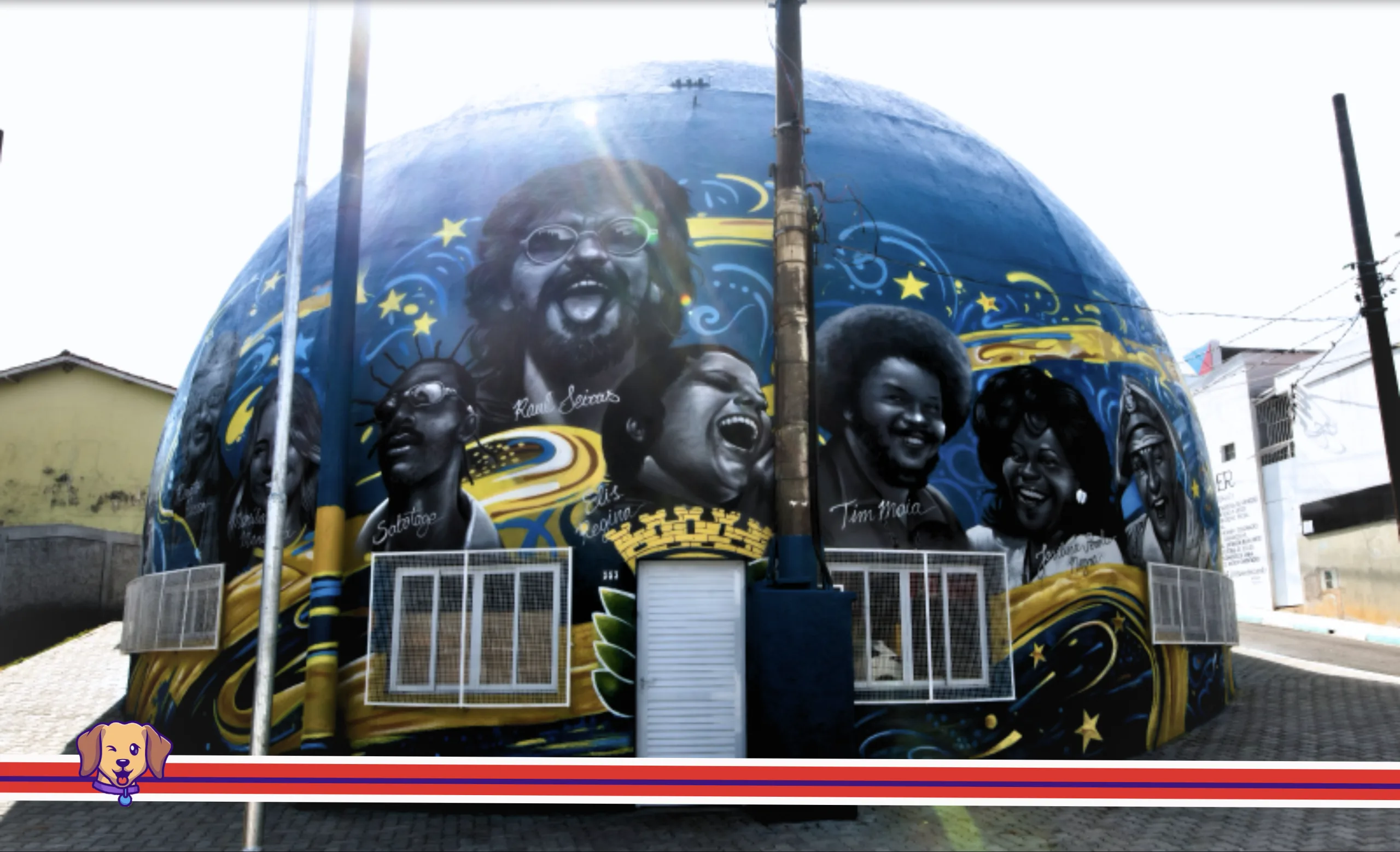 Arte urbana ressignifica Concha Acústica e destaca produção artística local em Caieiras