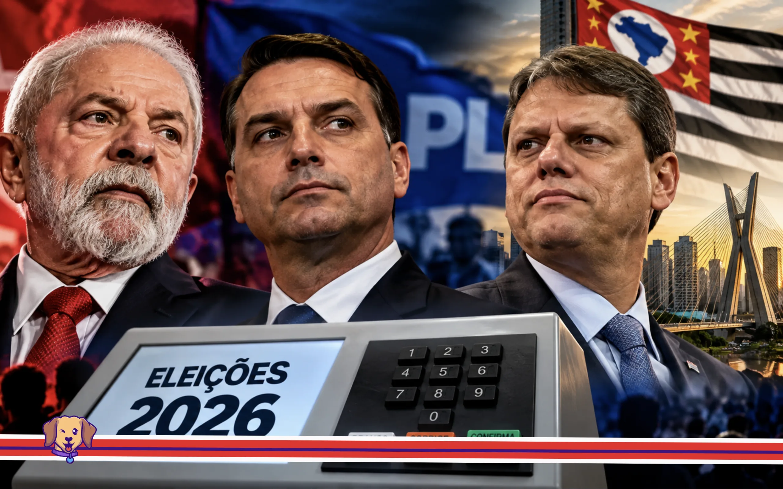 É amanhã! Lula e Flávio chegam colados às urnas, enquanto Tarcísio abre vantagem em SP
